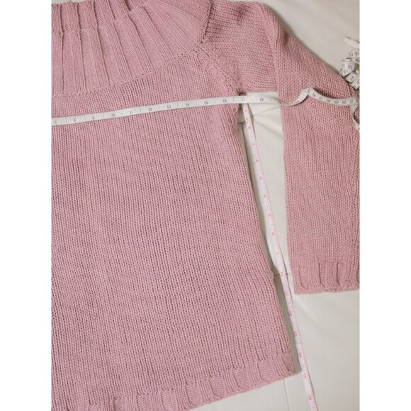Dusty Pink Off the Shoulder Sweater 🌸 REVAMPED - Picture 5 of 6